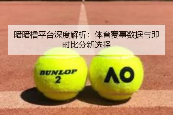 暗暗橹平台深度解析：体育赛事数据与即时比分新选择